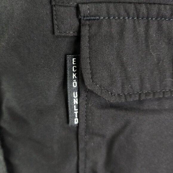 Mens Black Ecko Unltd Shirt Long Sleeve Button-Up Front Pockets Size 2XL - Picture 6 of 13